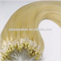 100% brazilian top 10a Grade remy micro loop ring hair extension