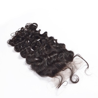 Top kinky curls with closure,mink ombre human hair extension bundles with closure,silk closure ombre two tone lace closure piece