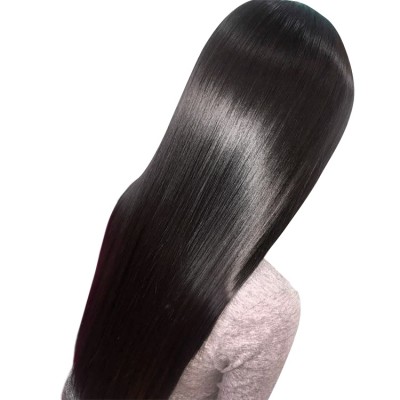 Without chemical full cuticle good grade of top silky straight brazilian hair bundles